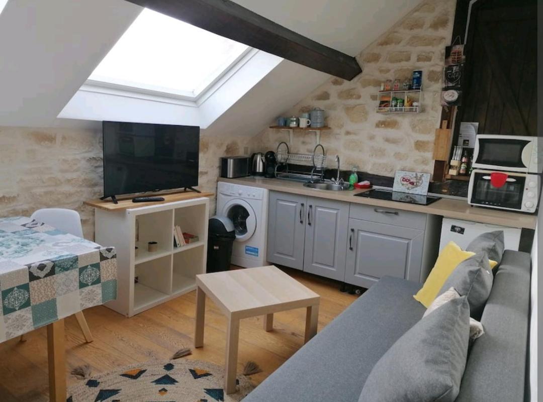 Ferienwohnung Le Charme De La Pierre Echarcon Exterior foto